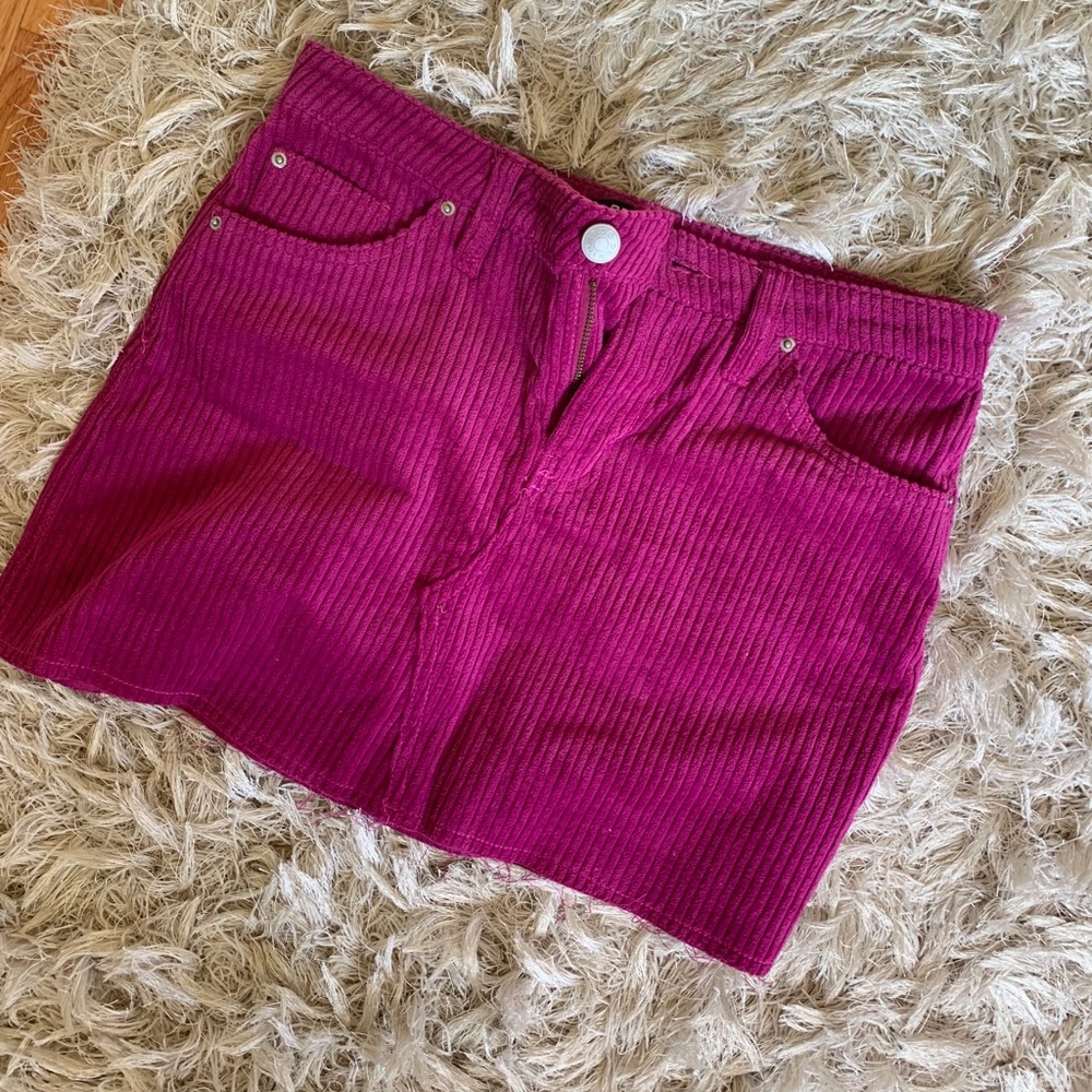 Urban outfitters velvet skirt